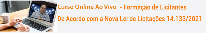 Curso Online - Ao vivo da Nova Lei de Licitação e Contratação Pública